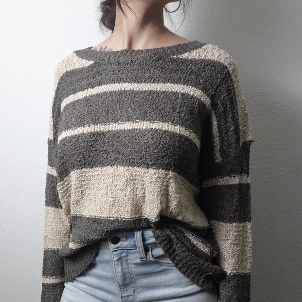Striped Sweater Top